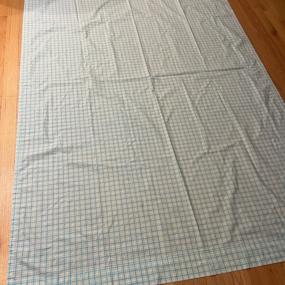 Vintage Westpoint Steven’s Plaid Flat Sheet/ fabric